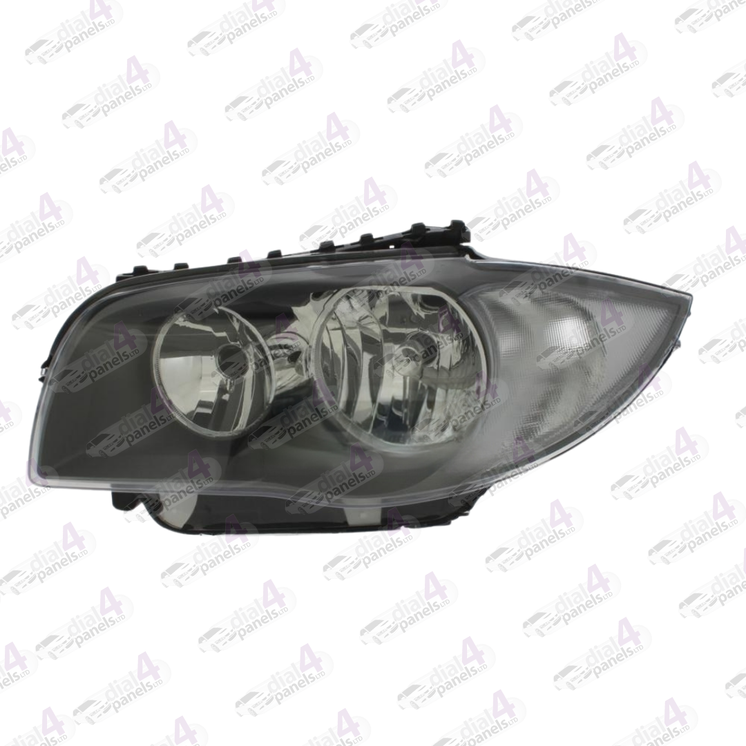 BMW 1 SERIES 2007-2010 HEADLAMP GREY LEFT 63117193387 - 63117249651
