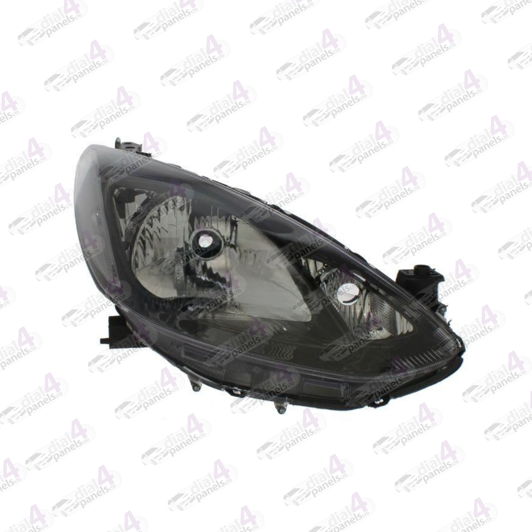 MAZDA 2 2008-2014 HEADLAMP CHROME BLACK RIGHT D651510K0D - D651510K0G - DF71510K0B - DF71510K0C - DF71510K0D - DF71510K0E - DF71510K0F - DF71510K0G - DF71510K0N