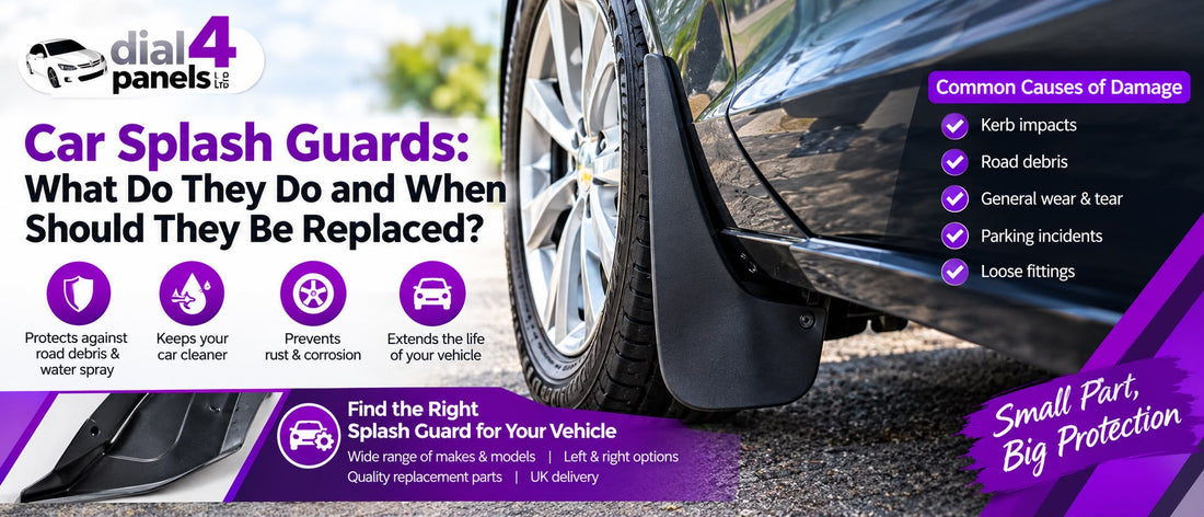 Function of Car Splash Guards and When to Replace Them