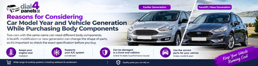 Reasons for Considering Car Model Year and Vehicle Generation While Purchasing Body Components