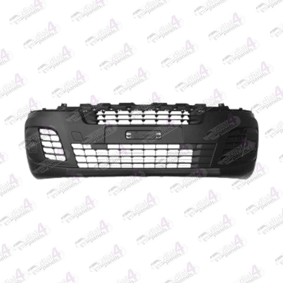 CITROEN DISPATCH / VIVARO / EXPERT 2016> FRONT BUMPER BLACK WITHOUT FOG HOLES 1615649280