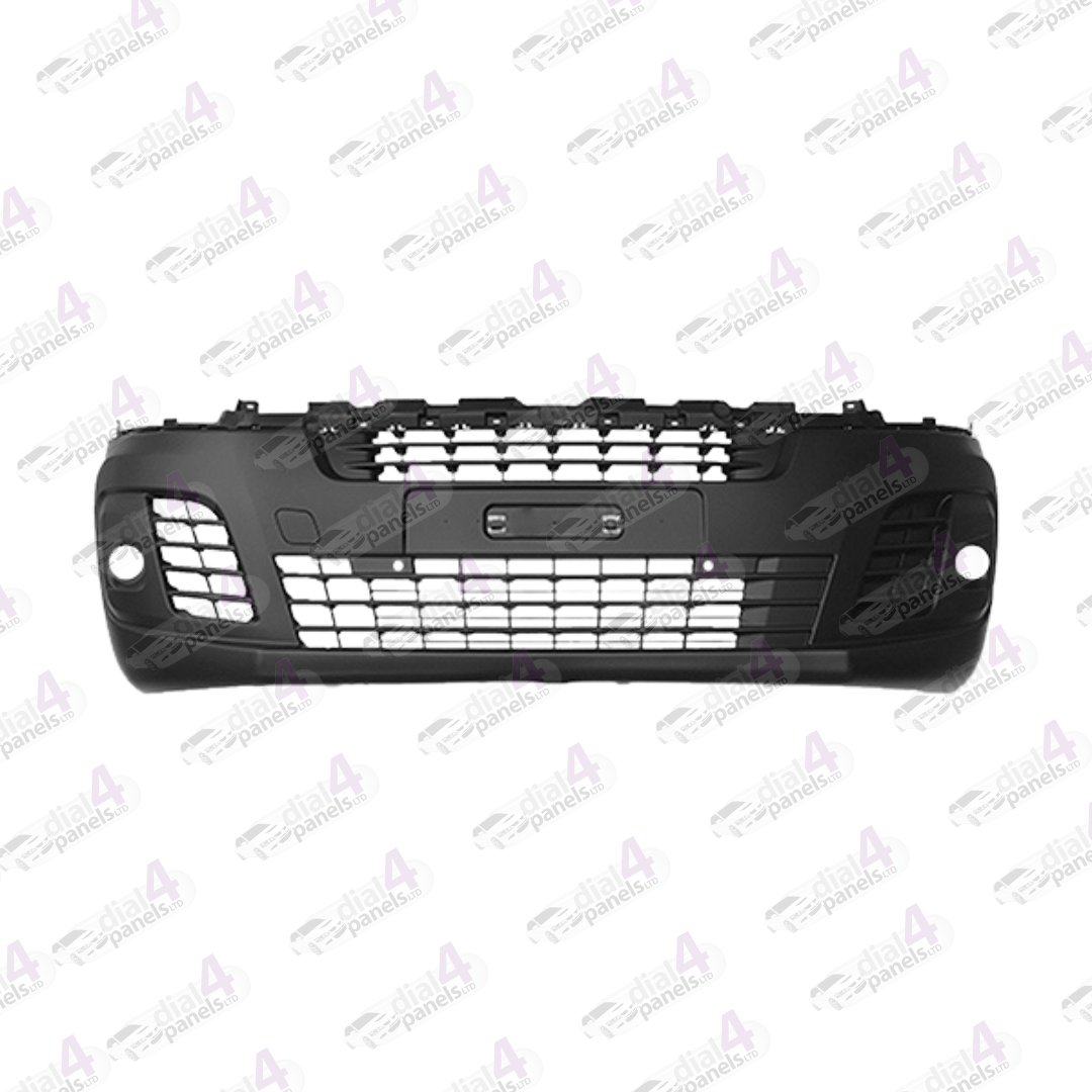 CITROEN DISPATCH / VIVARO / EXPERT 2016> FRONT BUMPER BLACK WITH FOG HOLES & SENSOR 1615658180