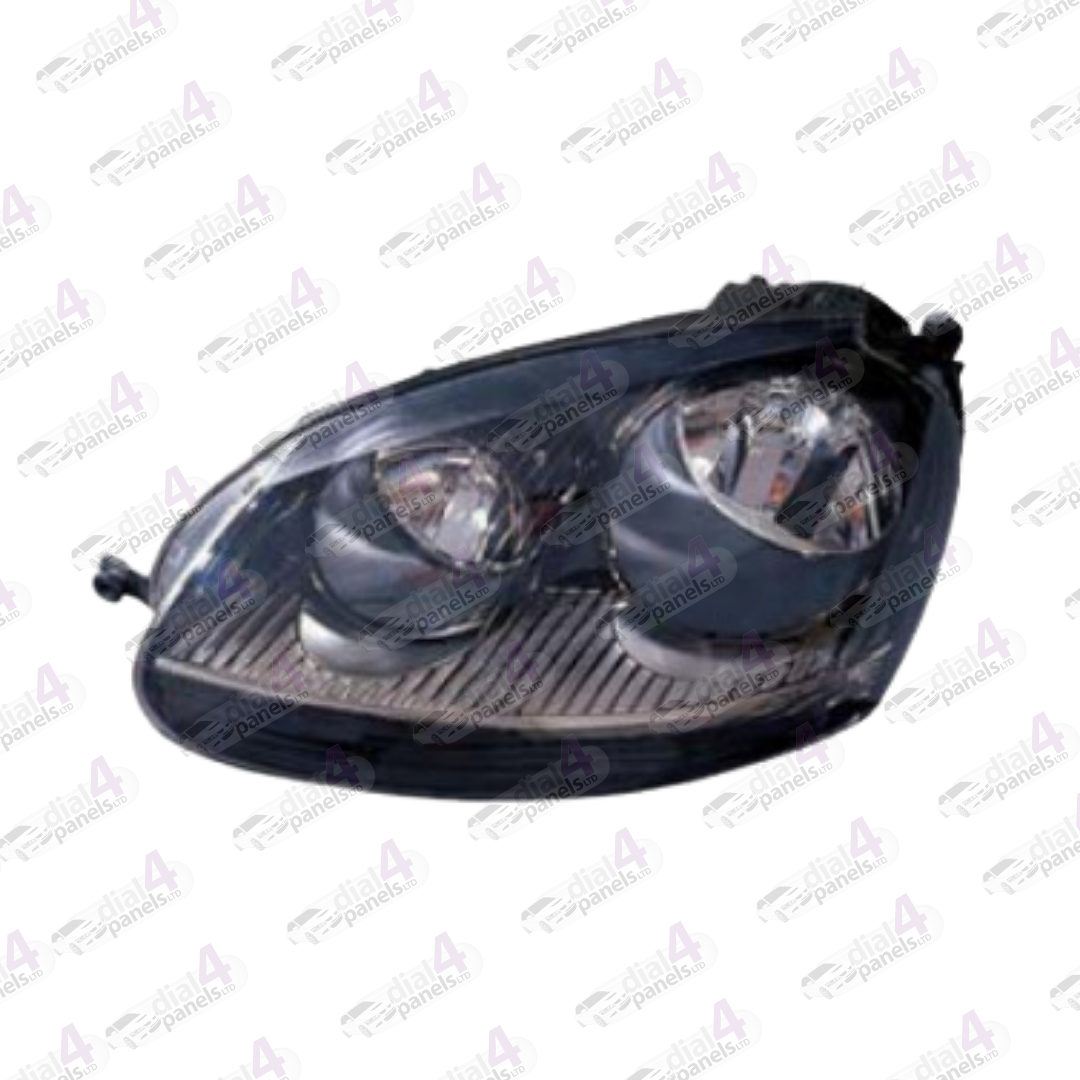 VOLKSWAGEN GOLF GTI 2003-2008 HEADLAMP BLACK LEFT 1K6941005AA - 1K6941029AA - 1K6941029T - 1K6941005T