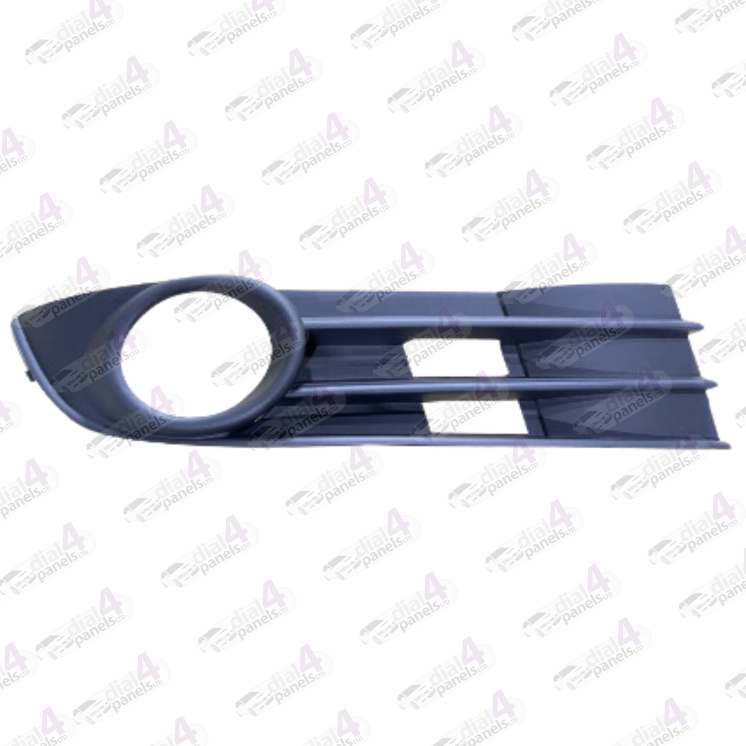 VOLKSWAGEN TOURAN 2007-2009 FRONT BUMPER GRILLE TEXTURED WITH LAMP HOLE RIGHT 1T0853666F