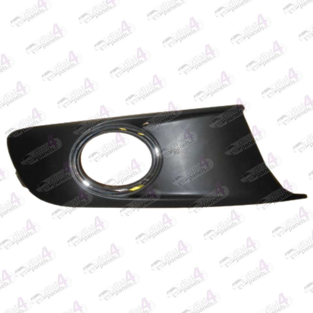 VOLKSWAGEN TOURAN 2010-2015 FRONT BUMPER GRILLE WITH FOG LAMP HOLE & CHROMED MOULDING RIGHT 1T0853666P9B9