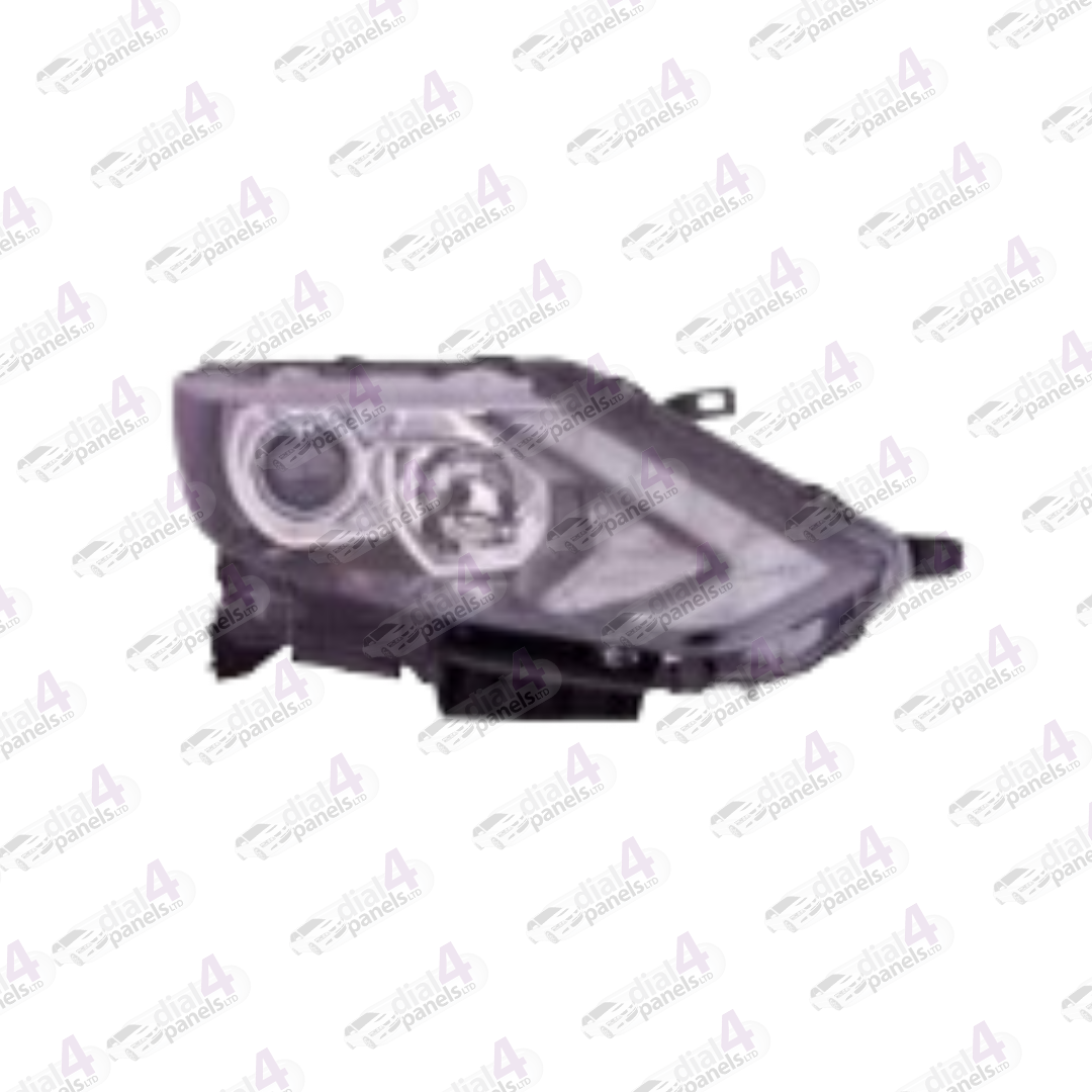 NISSAN QASHQAI 2013-2017 HEADLAMP BLACK LED DRL RIGHT 260104EA0A - 260104EA2A - 260104EH0A - 260104EH1A