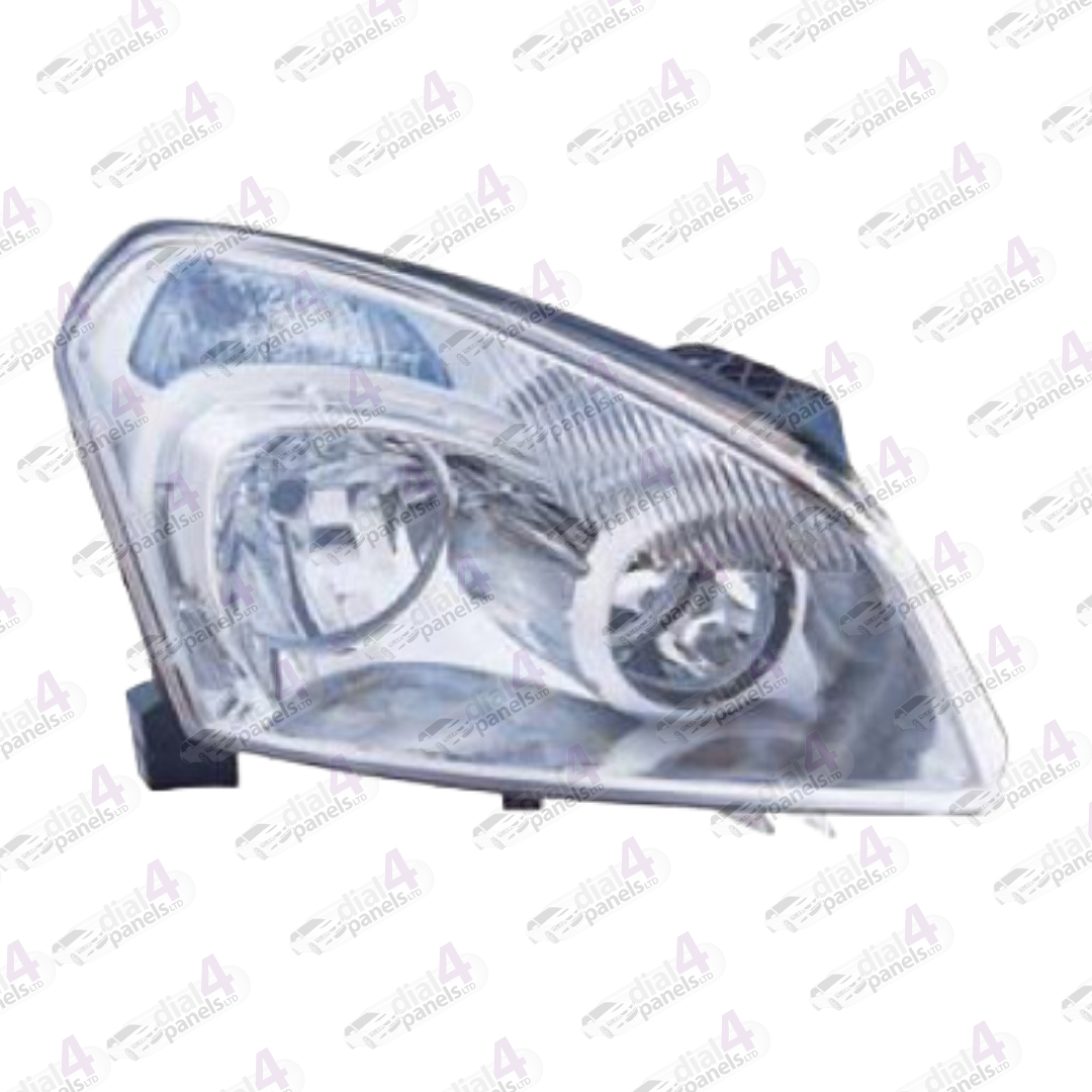 NISSAN QASHQAI 2007-2010 HEADLAMP CHROME RIGHT 26010JD000 - 26010JD00B - 26010JD00D - 26010JD05A - 26010JD900 - 26010JD90A - 26010JD90B - 26010JD95A - 26060JD90B