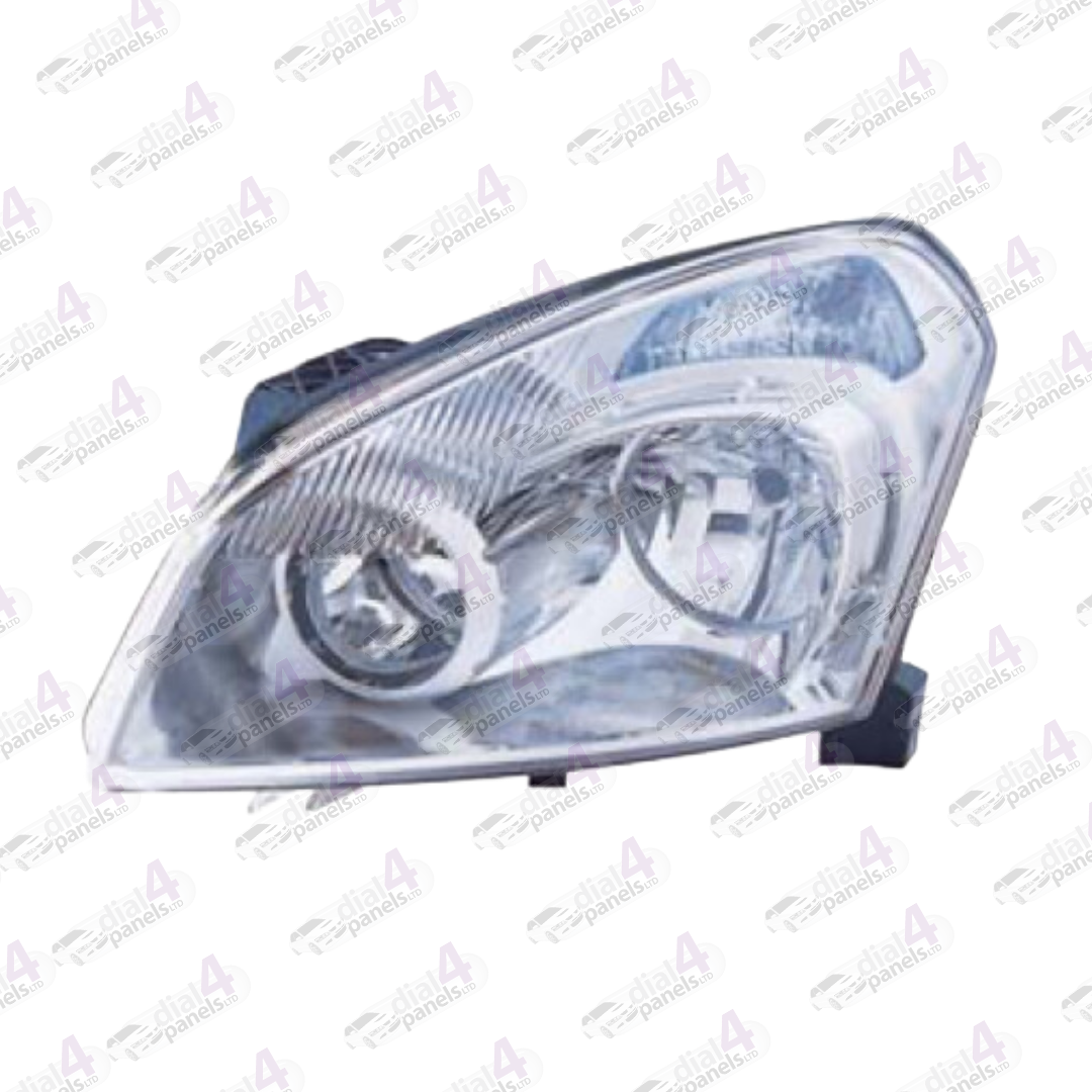 NISSAN QASHQAI 2007-2010 HEADLAMP CHROME LEFT 26010JD90B - 26060JD000 - 26060JD00B - 26060JD00D - 26060JD05A - 26060JD900 - 26060JD90A - 26060JD90B - 26060JD95A