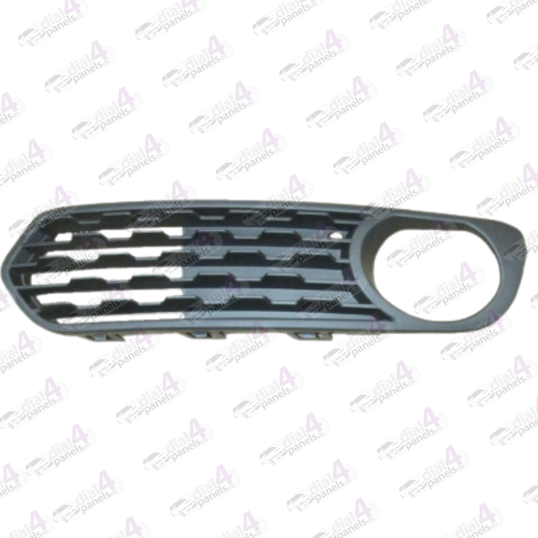 BMW 1 SERIES 2011-2015 FRONT BUMPER GRILLE WITH FOG HOLE OPEN LEFT 51117272557