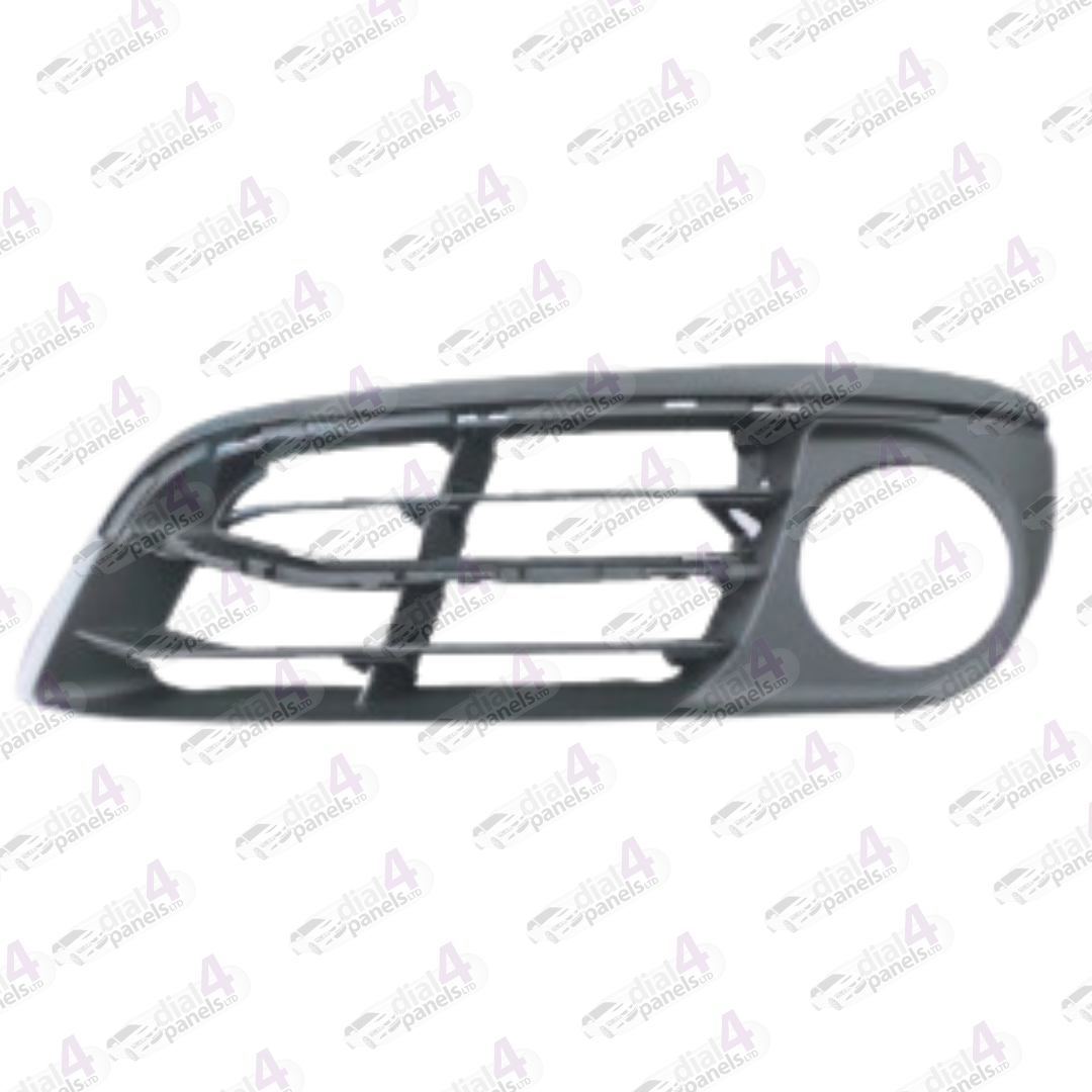 BMW 5 SERIES 2014-2016 FRONT BUMPER GRILLE WITH FOG & MOULDING HOLE LEFT 51117331731