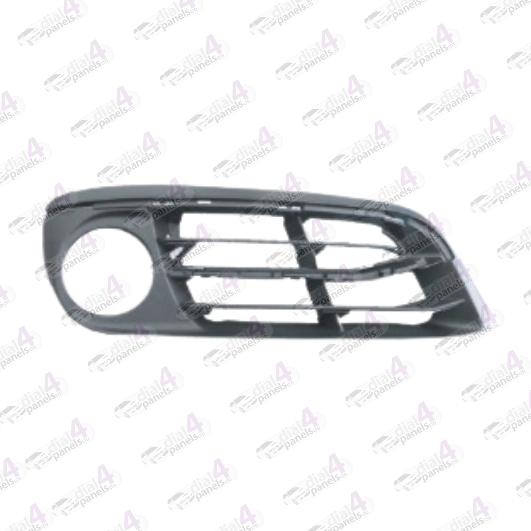 BMW 5 SERIES 2014-2016 FRONT BUMPER GRILLE WITH FOG & MOULDING HOLE RIGHT 51117331732