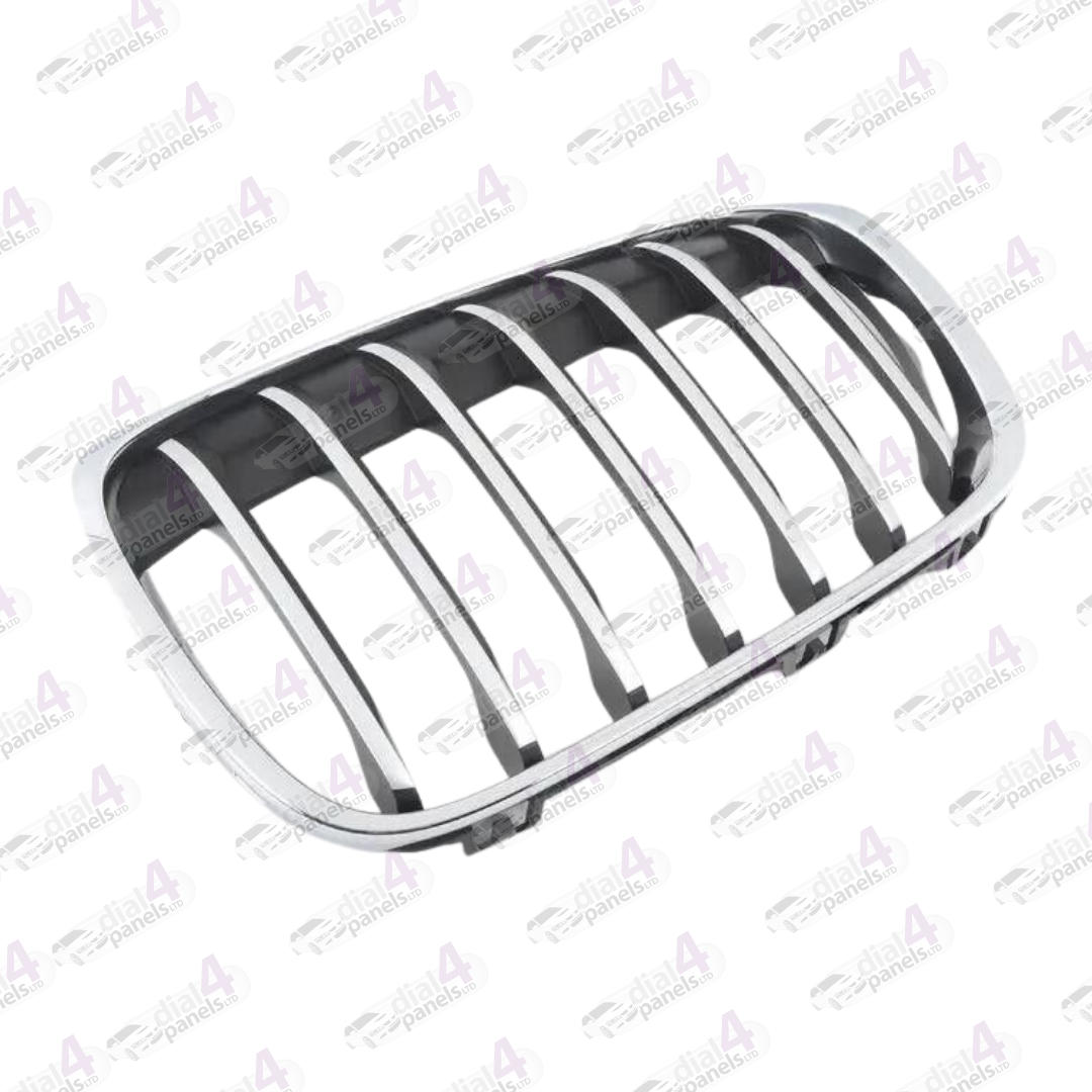 BMW X1 2015-2019 FRONT GRILLE WITH CHROME SURROUND LEFT 51117383365