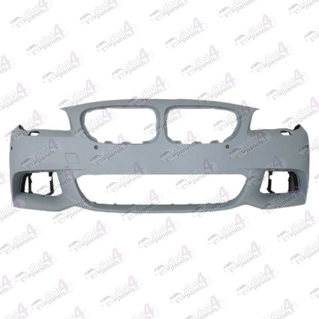 BMW 5 SERIES 2014-2016 FRONT BUMPER WITH SENSORAND WASHER HOLE M SPORT 51118058990