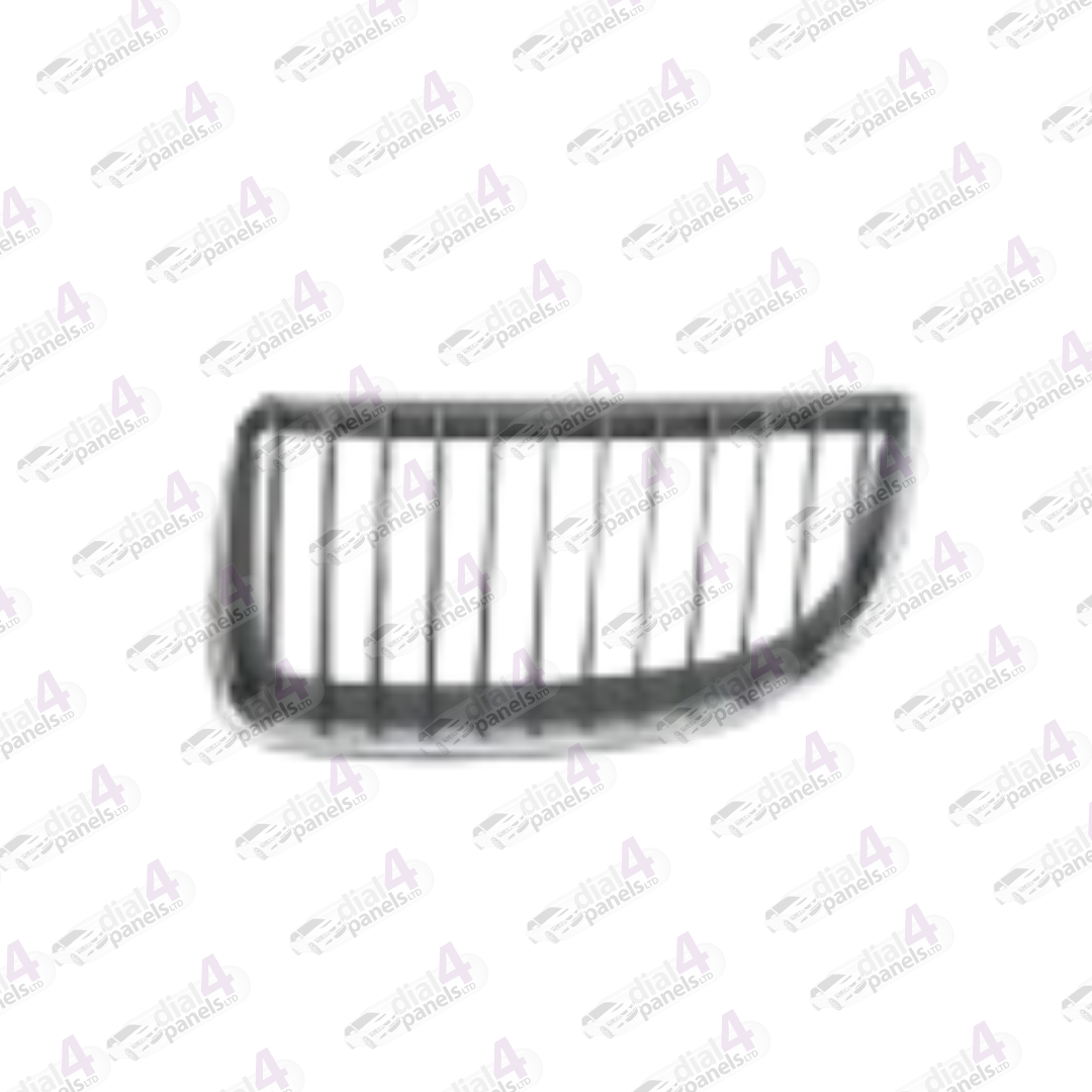 BMW 3 SERIES 2005-2008 FRONT GRILLE CHROME & BLACK LEFT 51137120007