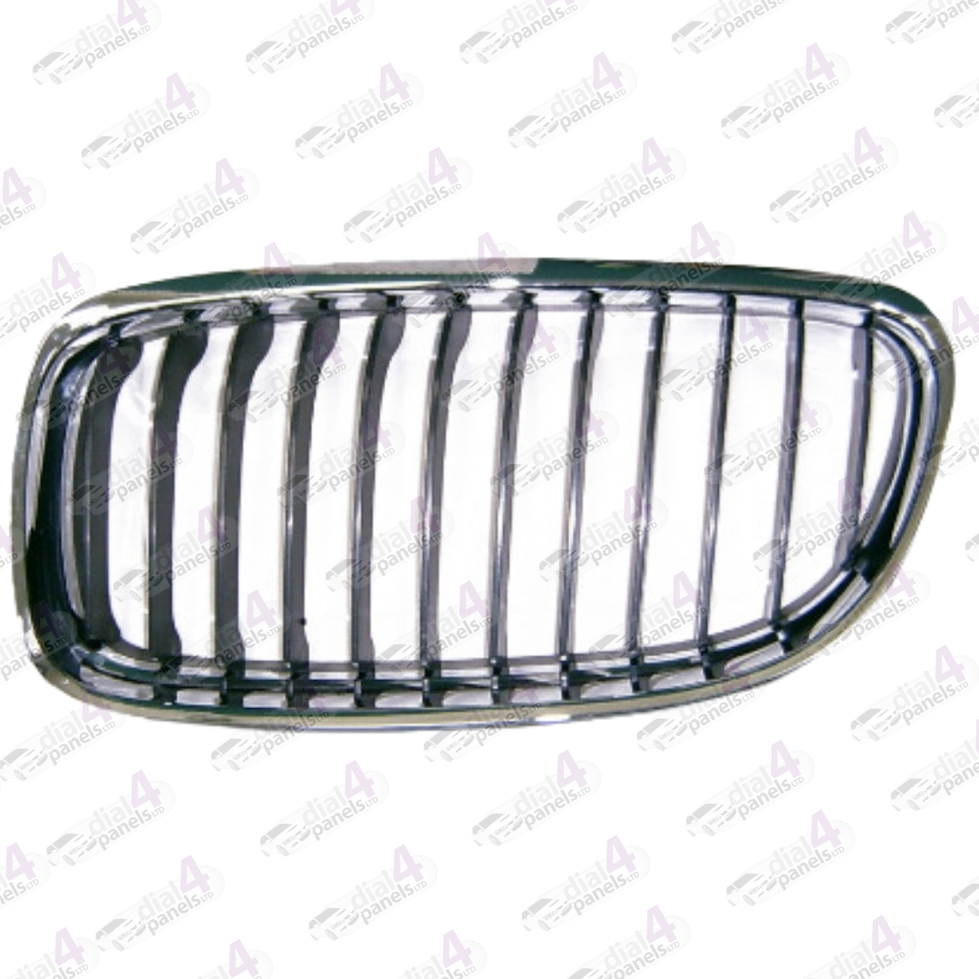 BMW 3 SERIES 2009-2011 FRONT GRILLE CHROME SURROUND WITH BLACK SLATS LEFT 51137201967