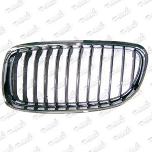 BMW 3 SERIES 2009-2011 FRONT GRILLE CHROME SURROUND WITH BLACK SLATS LEFT 51137201967
