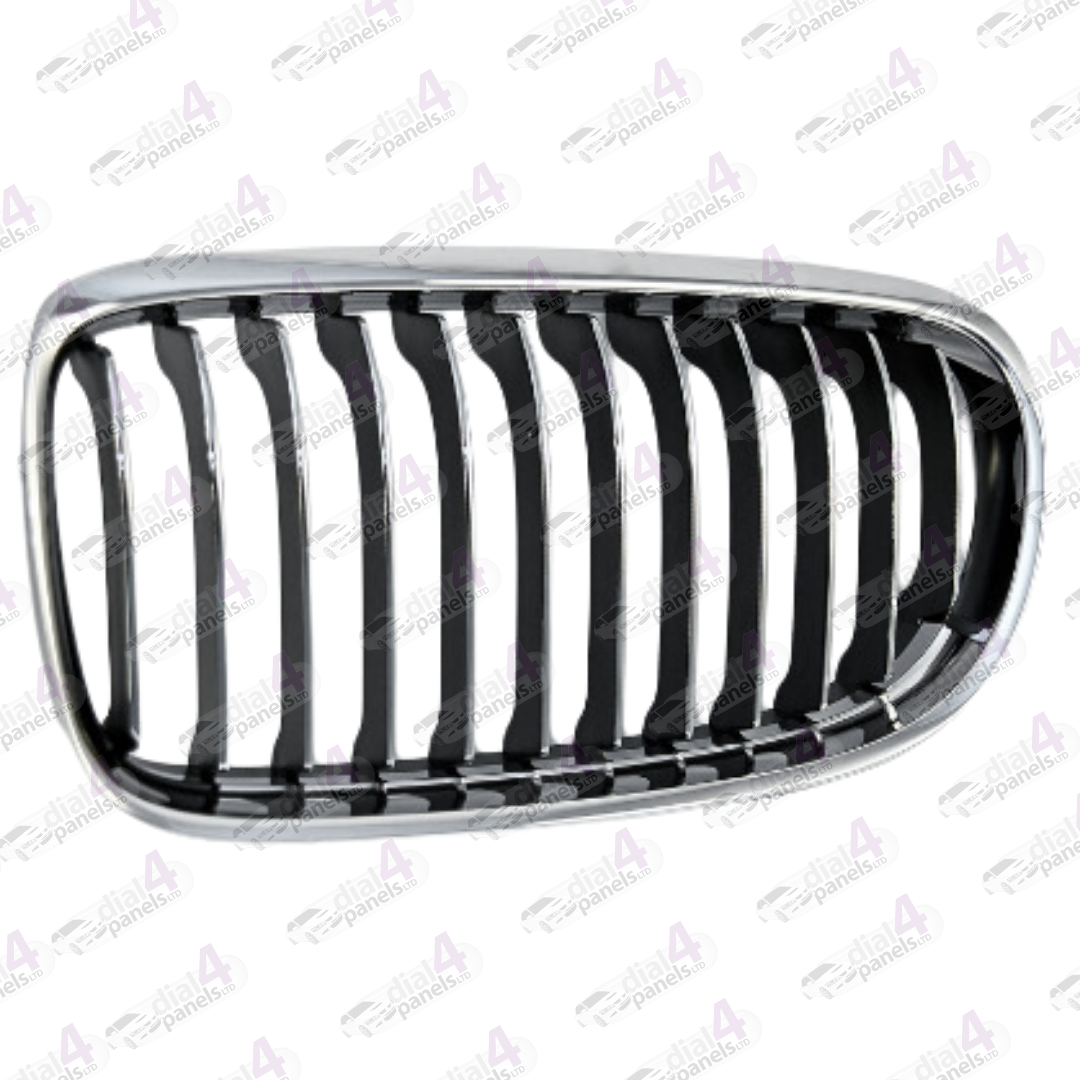 BMW 3 SERIES 2009-2011 FRONT GRILLE CHROME LEFT 51137201969