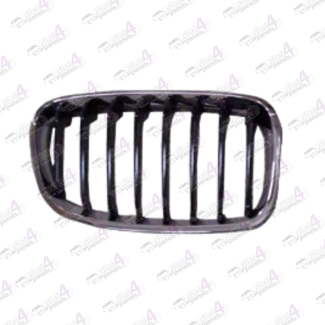 BMW 1 SERIES 2011-2015 FRONT GRILLE BLACK WITH CHROME SURROUND RIGHT 51137262118