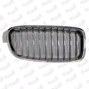 BMW 3 SERIES 2012-2019 FRONT GRILLE CHROME WITH BLACK LUXURY LINE RIGHT 51137263482