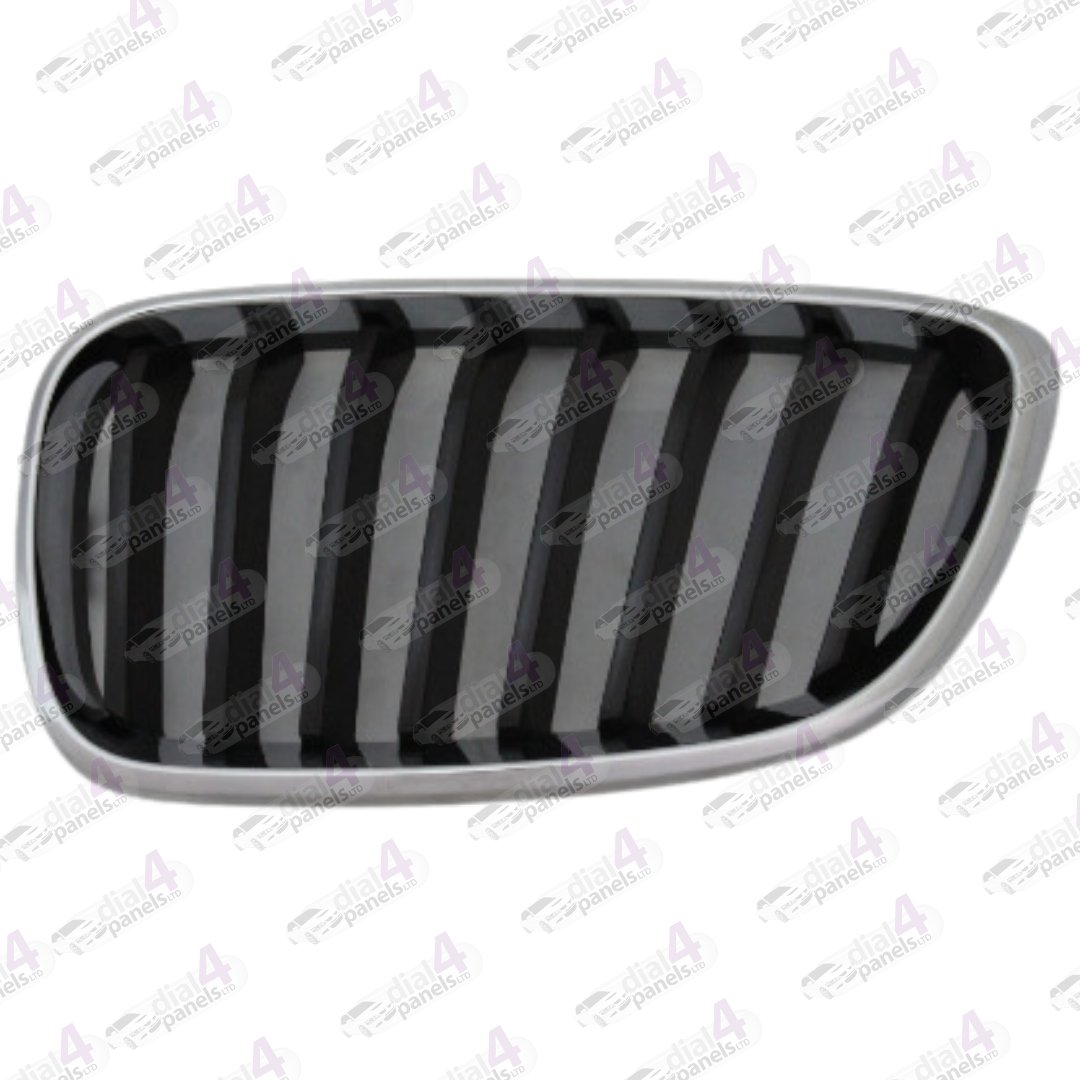 BMW 2 SERIES 2014-2021 GRILLE BLACK WITH CHROME SURROUND LEFT 51137295523