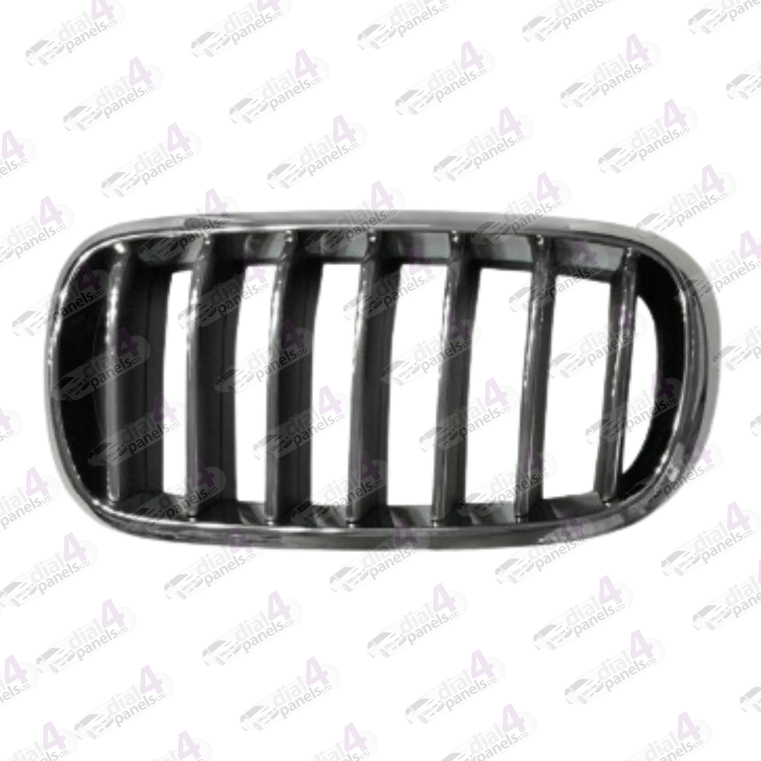 BMW X5 2014-2018 FRONT GRILLE CHROME BLACK LEFT 51137316061