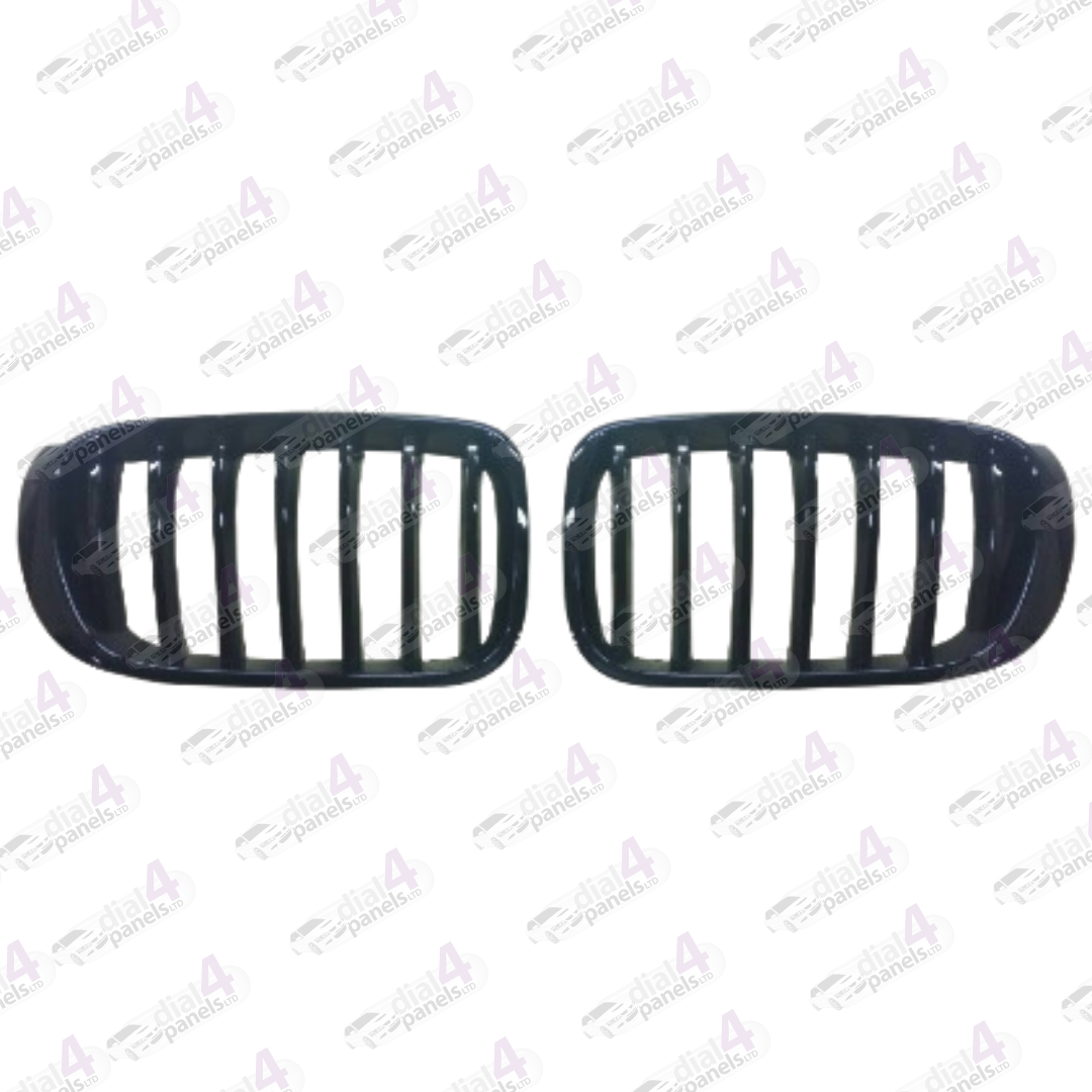 BMW X3 2014-2017 FRONT GRILLE GLOSS BLACK M SPORT PAIR 51712337762