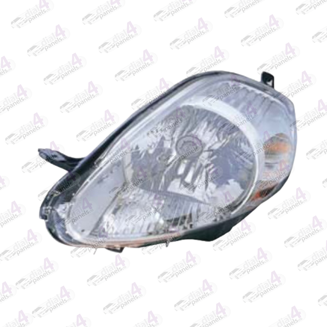 FIAT GRANDE PUNTO 2006-2008 HEADLAMP DARK GREY LEFT 51718160