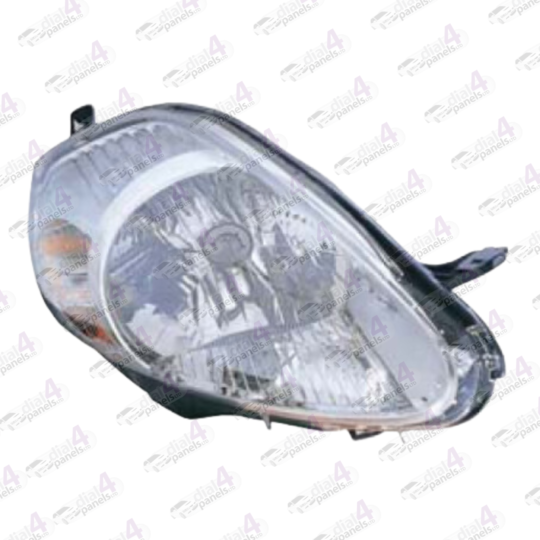 FIAT GRANDE PUNTO 2006-2008 HEADLAMP DARK GREY RIGHT 51718161