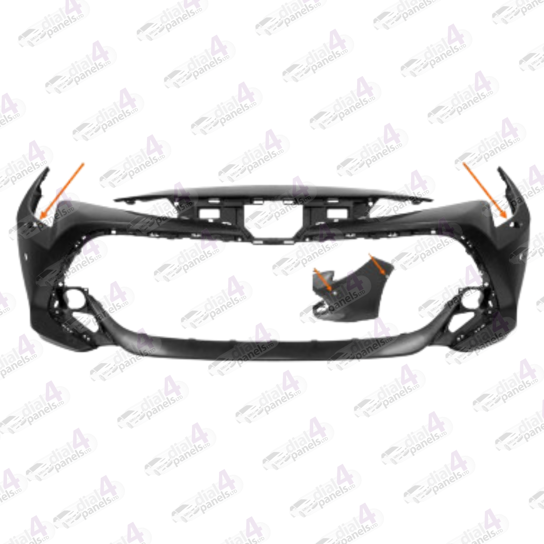 TOYOTA COROLLA 2018 ON FRONT BUMPER WITH SENSOR & WASHER 52119F2910