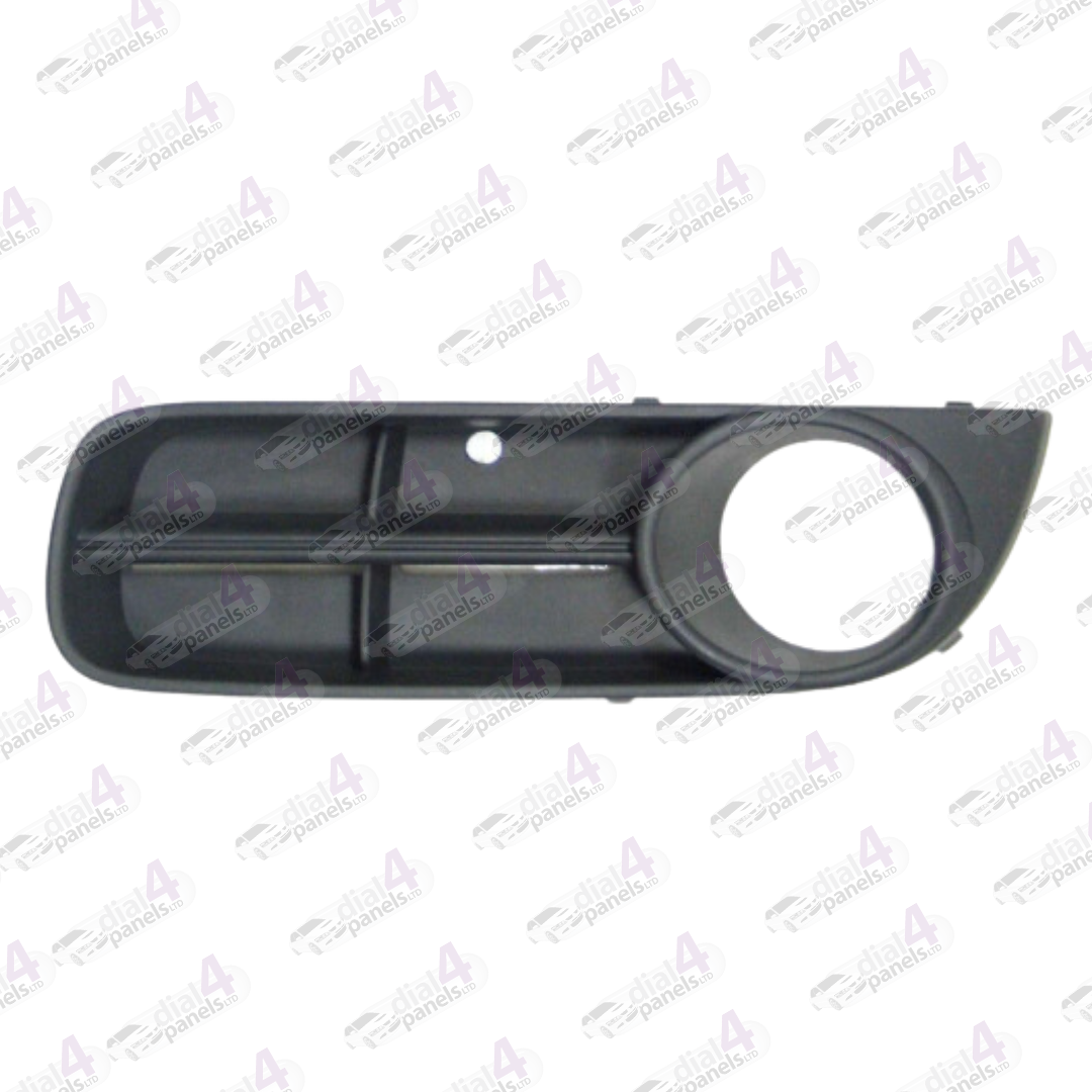 SKODA FABIA 2007-2010 FRONT BUMPER GRILLE WITH HOLE LEFT 5J08536659B9 - 5J0853665