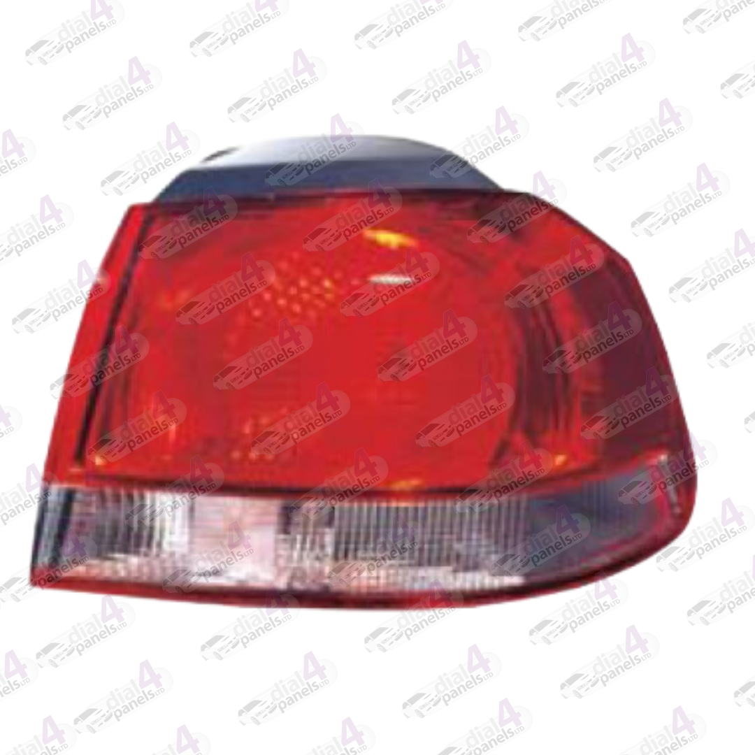 VOLKSWAGEN GOLF 2008-2012 REAR LAMP OUTER SMOKED RED CLEAR NON-LED LEFT 5K0945095D - 5K0945095E - 5K0945095F - 5K0945095M - 5K0945095N