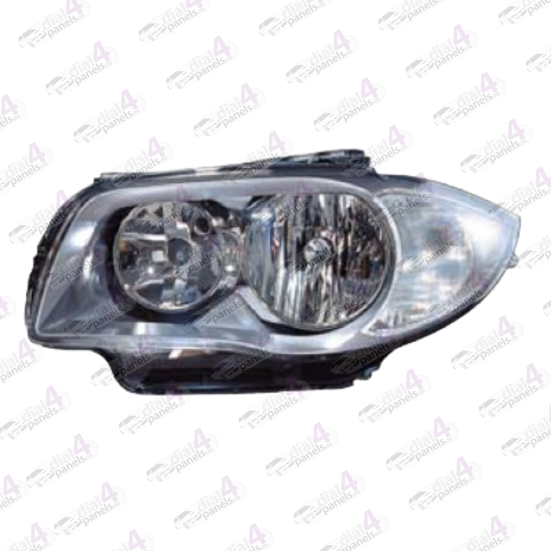 BMW 1 SERIES 2007-2010 HEADLAMP GREY LEFT 63117193387 - 63117249651