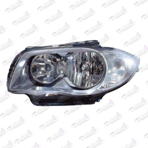 BMW 1 SERIES 2007-2010 HEADLAMP GREY LEFT 63117193387 - 63117249651