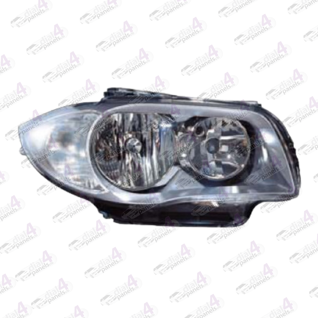 BMW 1 SERIES 2007-2010 HEADLAMP GREY RIGHT 63117193388 - 63117249652