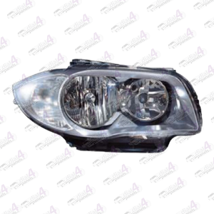 BMW 1 SERIES 2007-2010 HEADLAMP GREY RIGHT 63117193388 - 63117249652