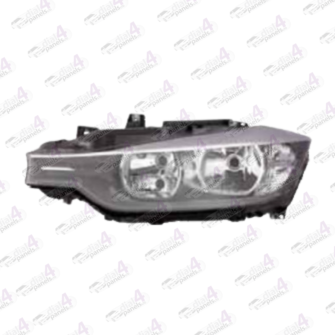 BMW 3 SERIES 2012-2015 HEADLAMP BLACK LEFT 63117259523 - 63117259539 - 63117293049