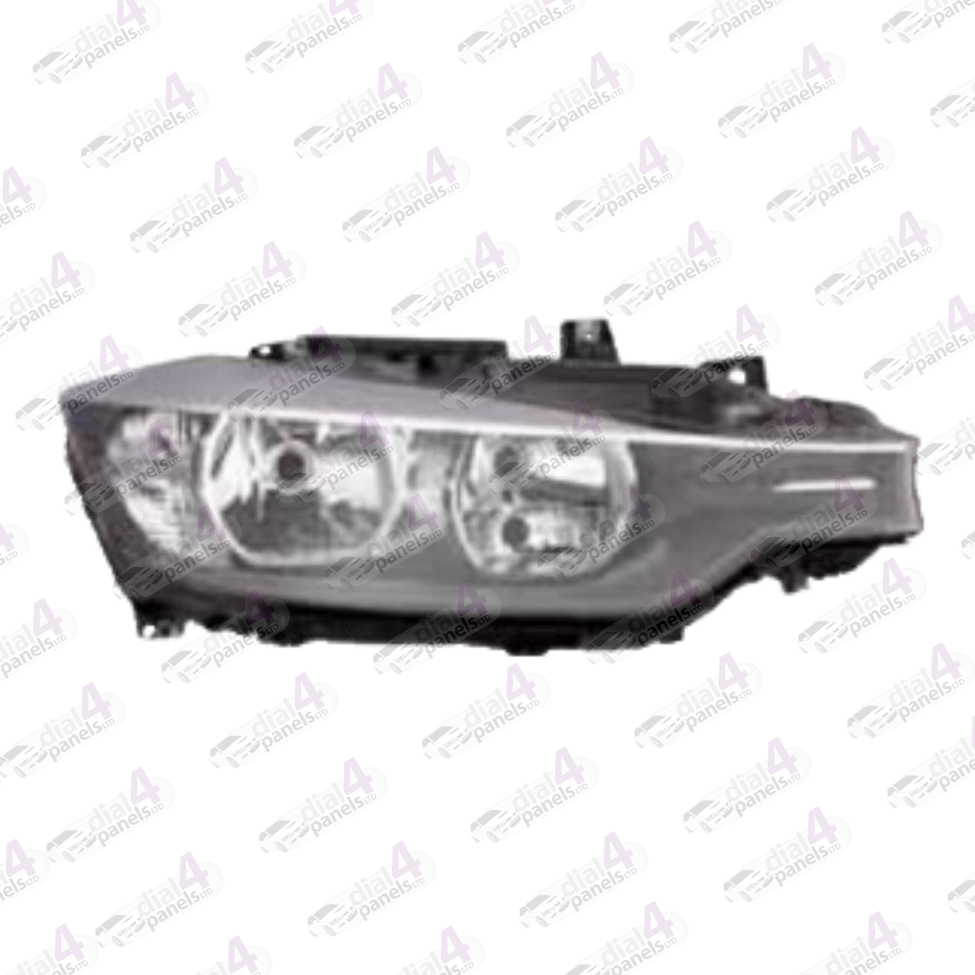 BMW 3 SERIES 2012-2015 HEADLAMP BLACK RIGHT 63117259524 - 63117259540 - 63117293050