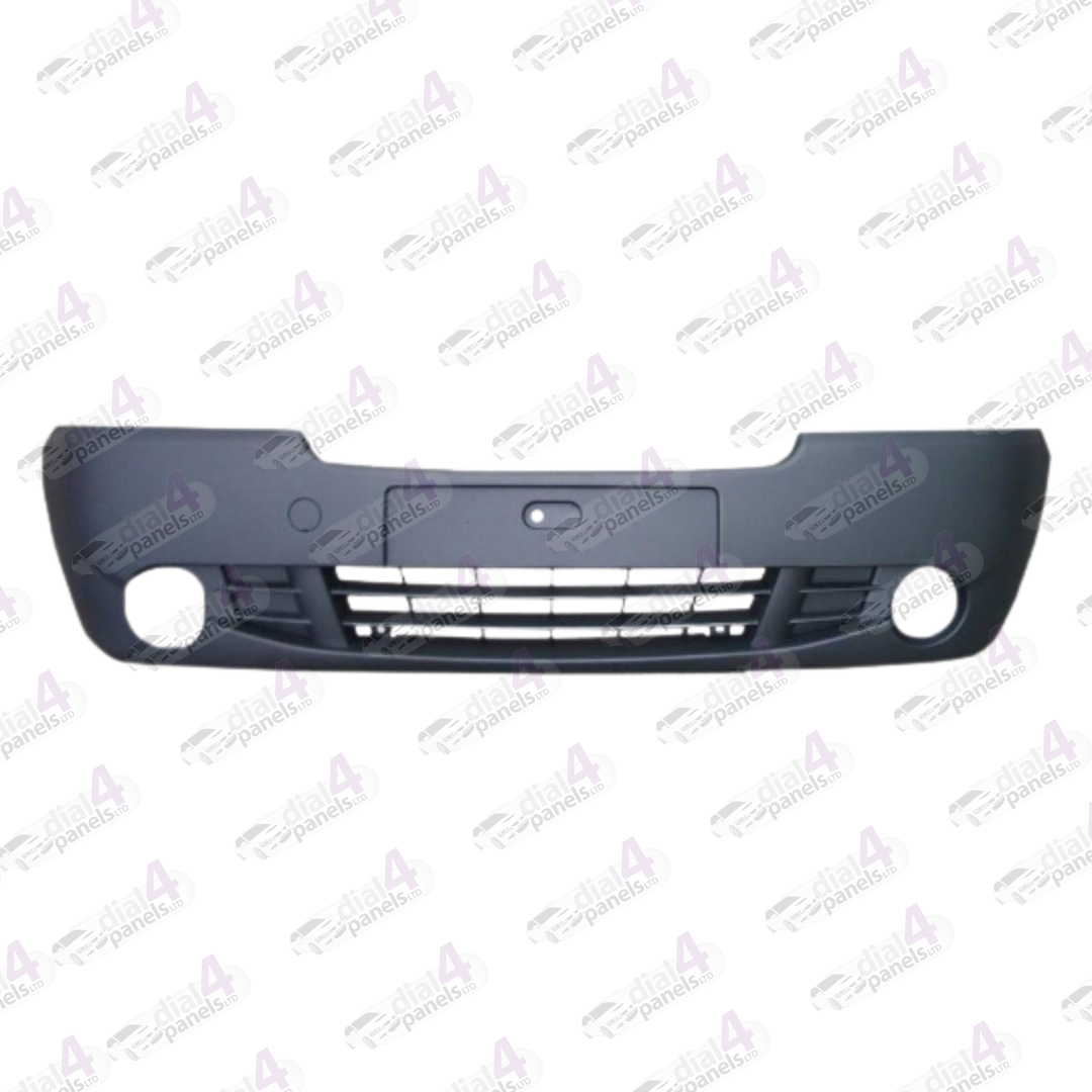 RENAULT TRAFIC 2007-2014 FRONT BUMPER PRIMED WITH FOG HOLE 7701209347 - 6601209346