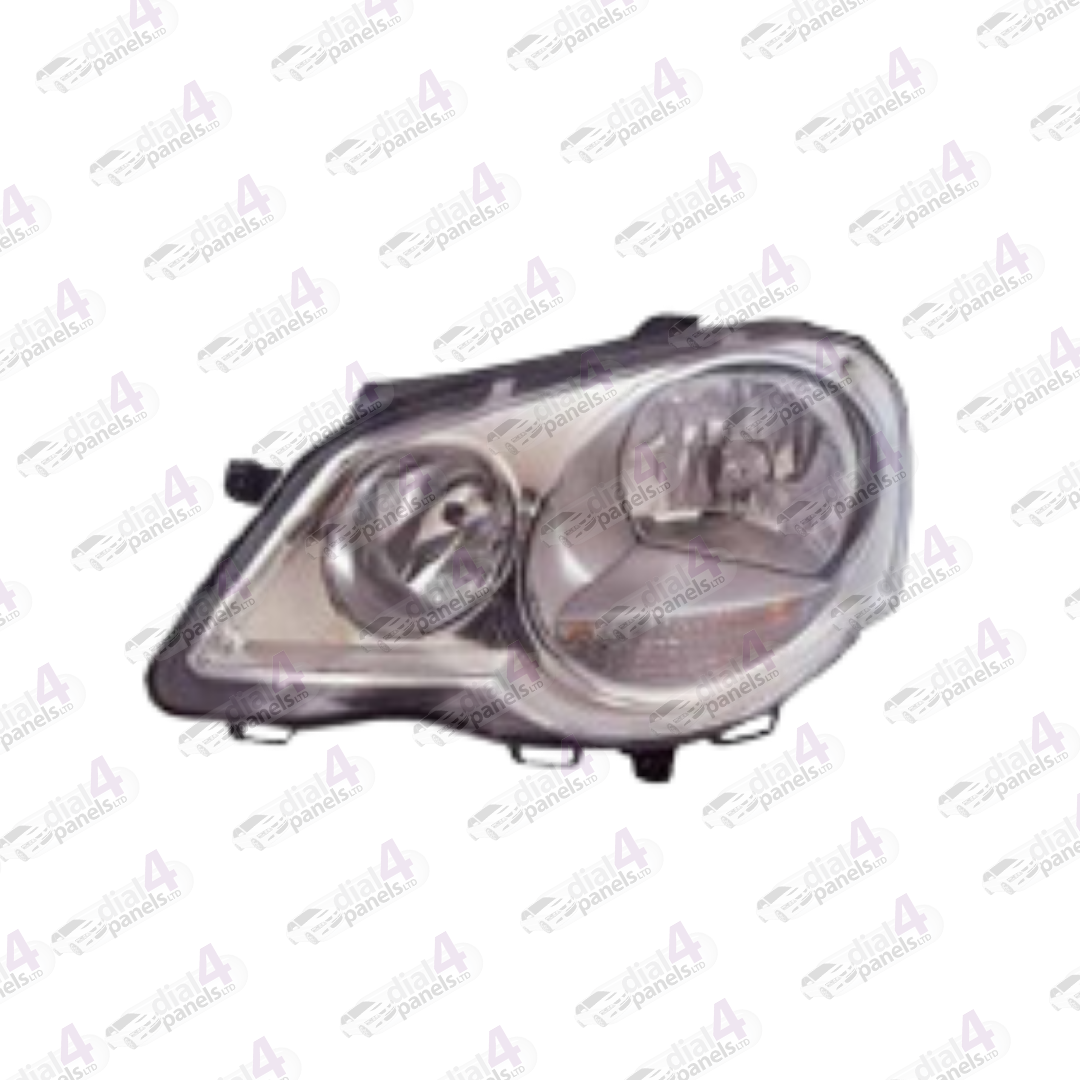 VOLKSWAGEN POLO 2005-2008 HEADLAMP CHROME LEFT 6Q1941007AT - 6Q2941007N - 1Q1941007AJ - 6Q1941007AJ - 6Q1941007AR