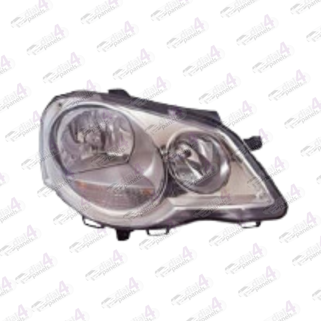 VOLKSWAGEN POLO 2005-2008 HEADLAMP CHROME RIGHT 6Q1941008AT - 6Q2941008N - 1Q1941008AJ - 471442650 - 6Q1941008AJ - 6Q1941008AR