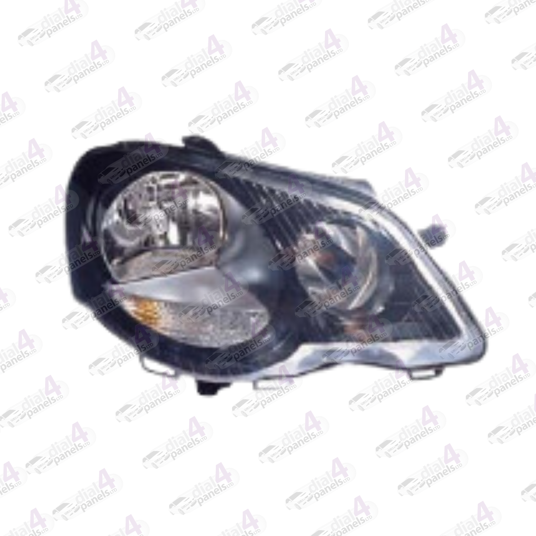 VOLKSWAGEN POLO GTI 2005-2008 HEADLAMP BLACK RIGHT 6Q1941008AL - 6Q1941008AP - 6Q2941008M