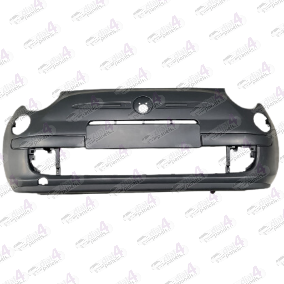 FIAT 500 2007-2015 FRONT BUMPER WITHOUT MOULDING HOLE 735456792