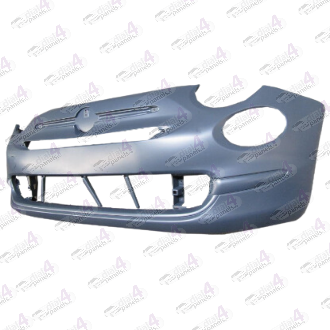 FIAT 500 2015> FRONT BUMPER WITHOUT MOULDING HOLE POP MODEL 735637729