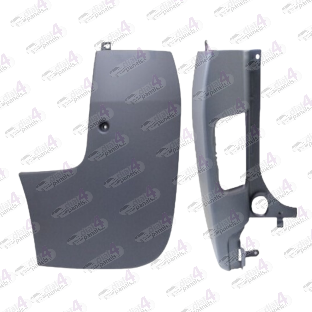 RENAULT TRAFIC 2001-2013 REAR BUMPER END CAP PRIMED LEFT 91166148 - 4400477 - 7701066126