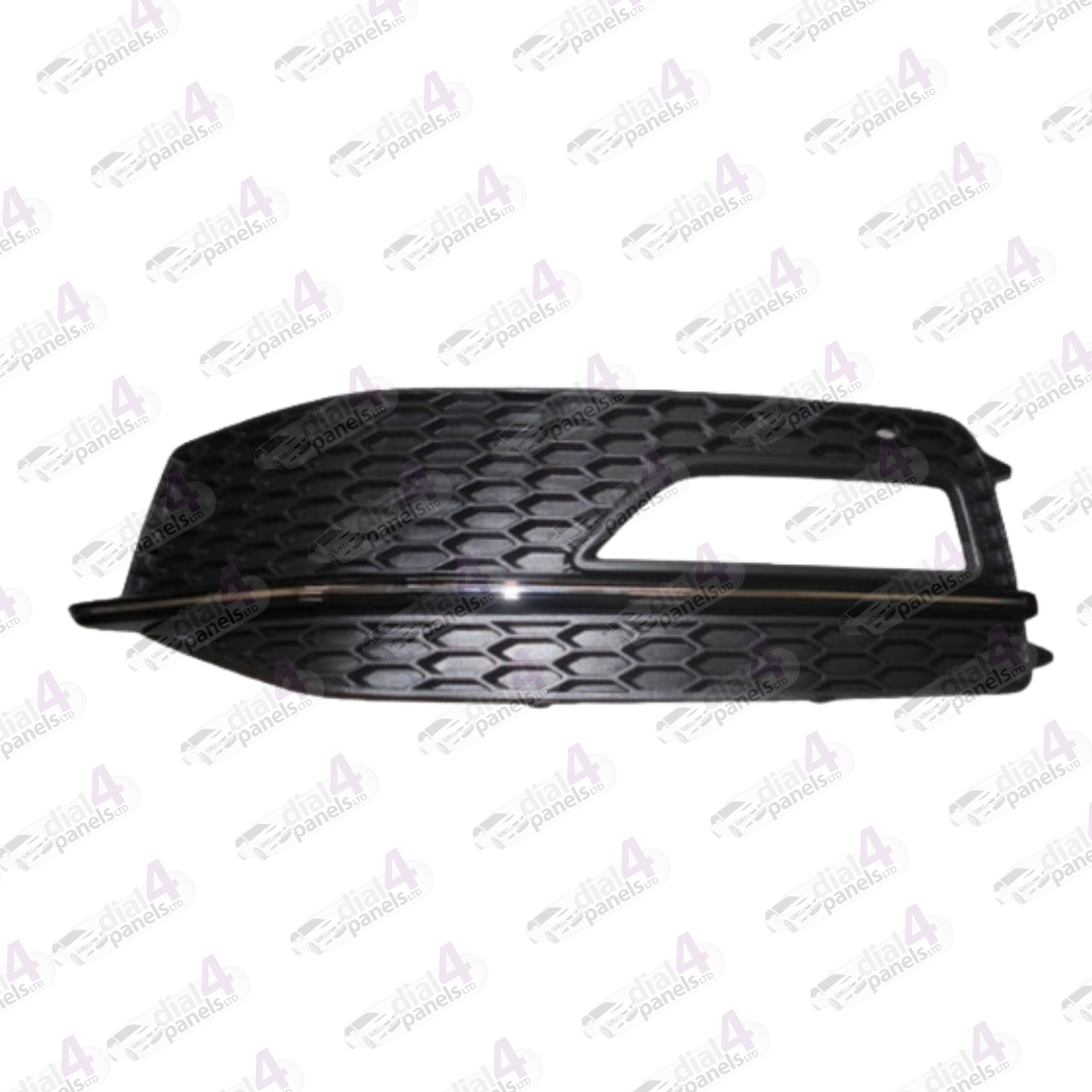 AUDI A4 2012-2015 F/BUMPER GRILLE WITH FOG & SENSOR HOLE S LINE LEFT 8K0807681L01C