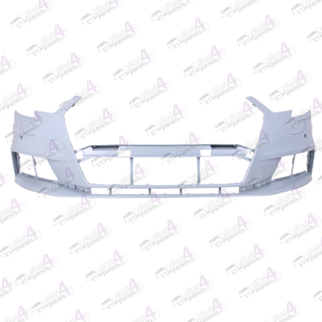 AUDI A3 2016-2020 FRONT BUMPER WITH FIXED WASHER & 2 SENSOR HOLE 8V0807065SGRU