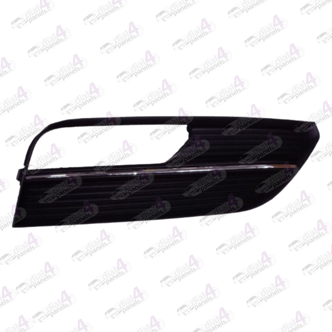 AUDI A3 2013-2016 FRONT BUMPER GRILLE WITH FOG HOLE & CHROME MOULDING RIGHT 8V3807682A9B9