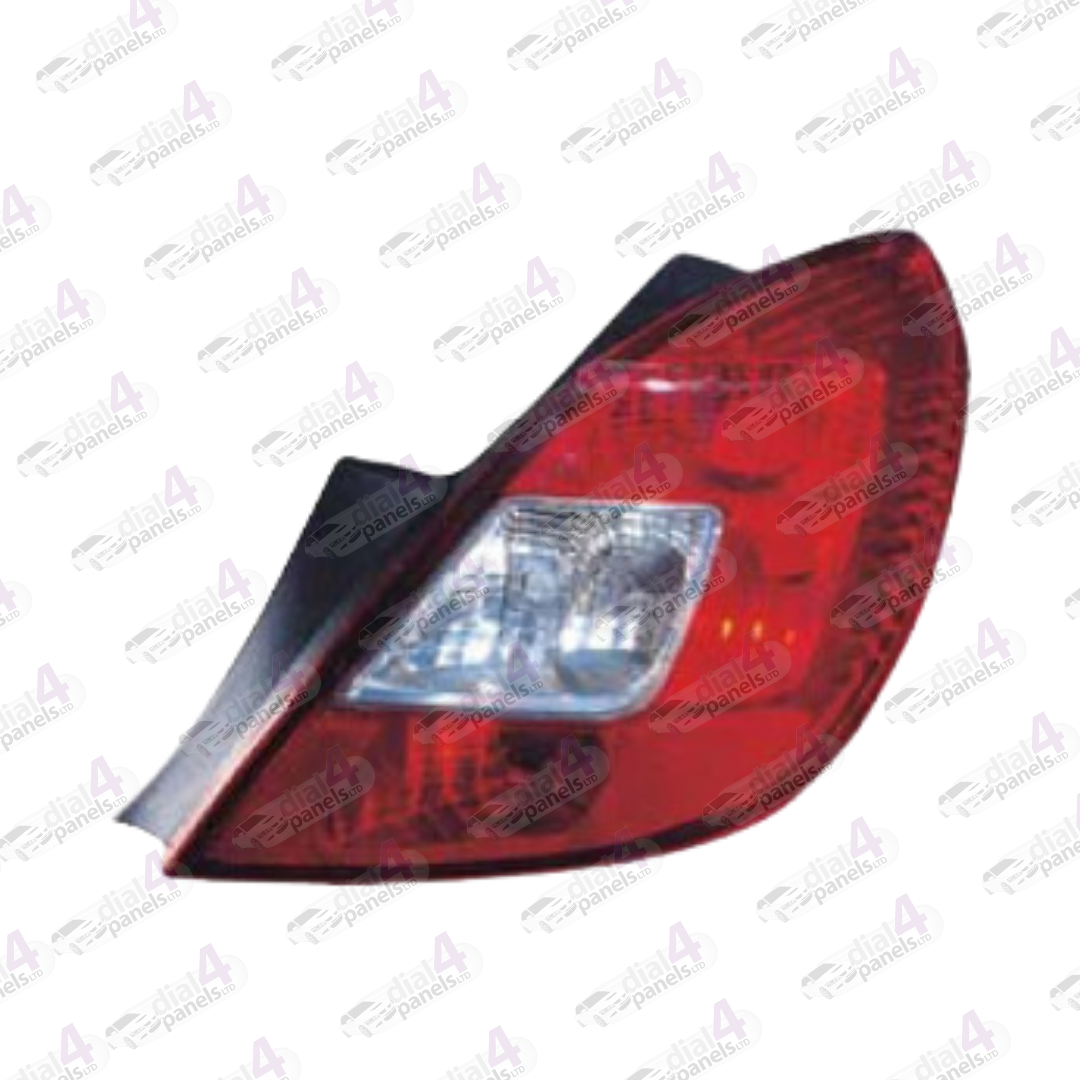 VAUXHALL CORSA 2006-2014 REAR LAMP RED CLEAR INDICATOR 5 DOOR RIGHT 1222137 - 1222535 - 93189097 - 93190951
