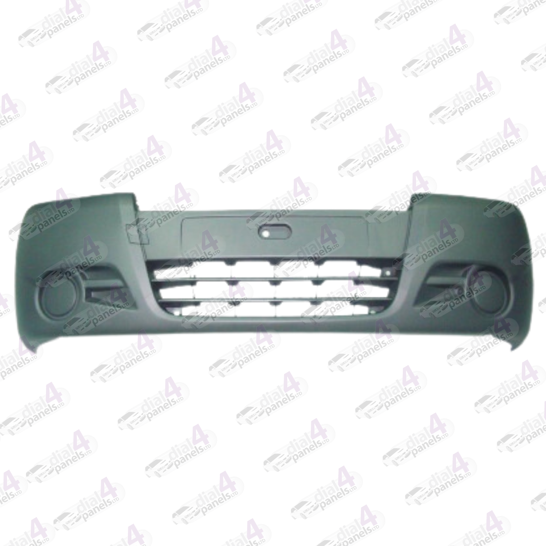 VAUXHALL VIVARO 2001-2013 FRONT BUMPER PRIMED WITHOUT FOG LAMP HOLE 93855609