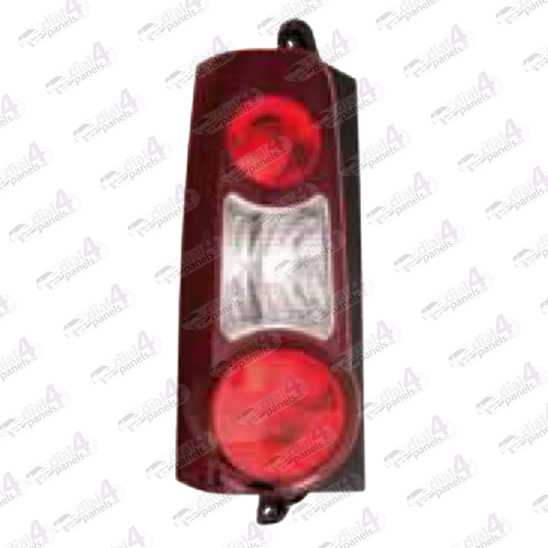 CITROEN BERLINGO 2012-2018 REAR LAMP TWIN DOOR DARK RED SURROUND LEFT 1680022680 - 9677205580